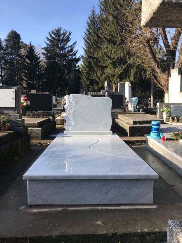 Síremlék – Egyszemélyes síremlék – Mészkő